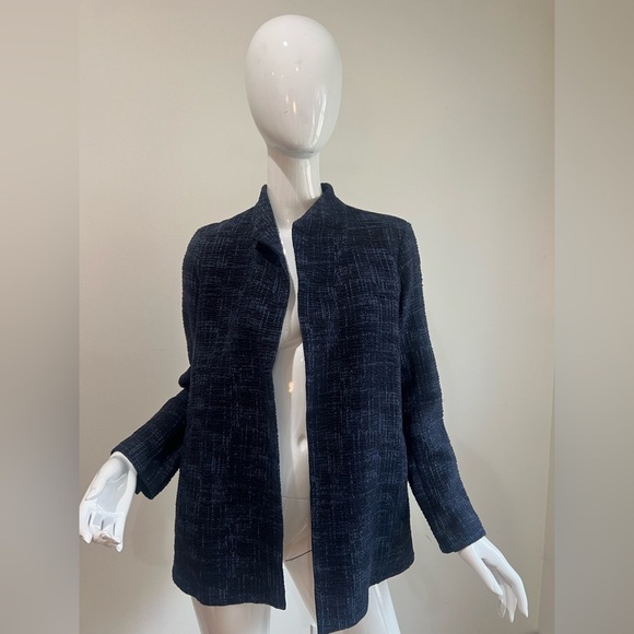 Eileen Fisher Tweed Blazer - Picture 3 of 8